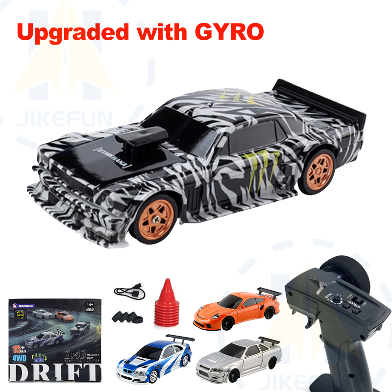 Model Kit Ae86 - Upgraded Gyro 1/43 RC Drifting Car