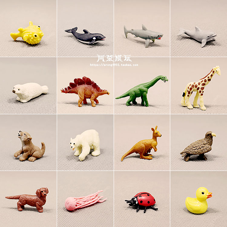 Model Kit Dinosaur - Mini Pocket Small Animal Model Dinosaur