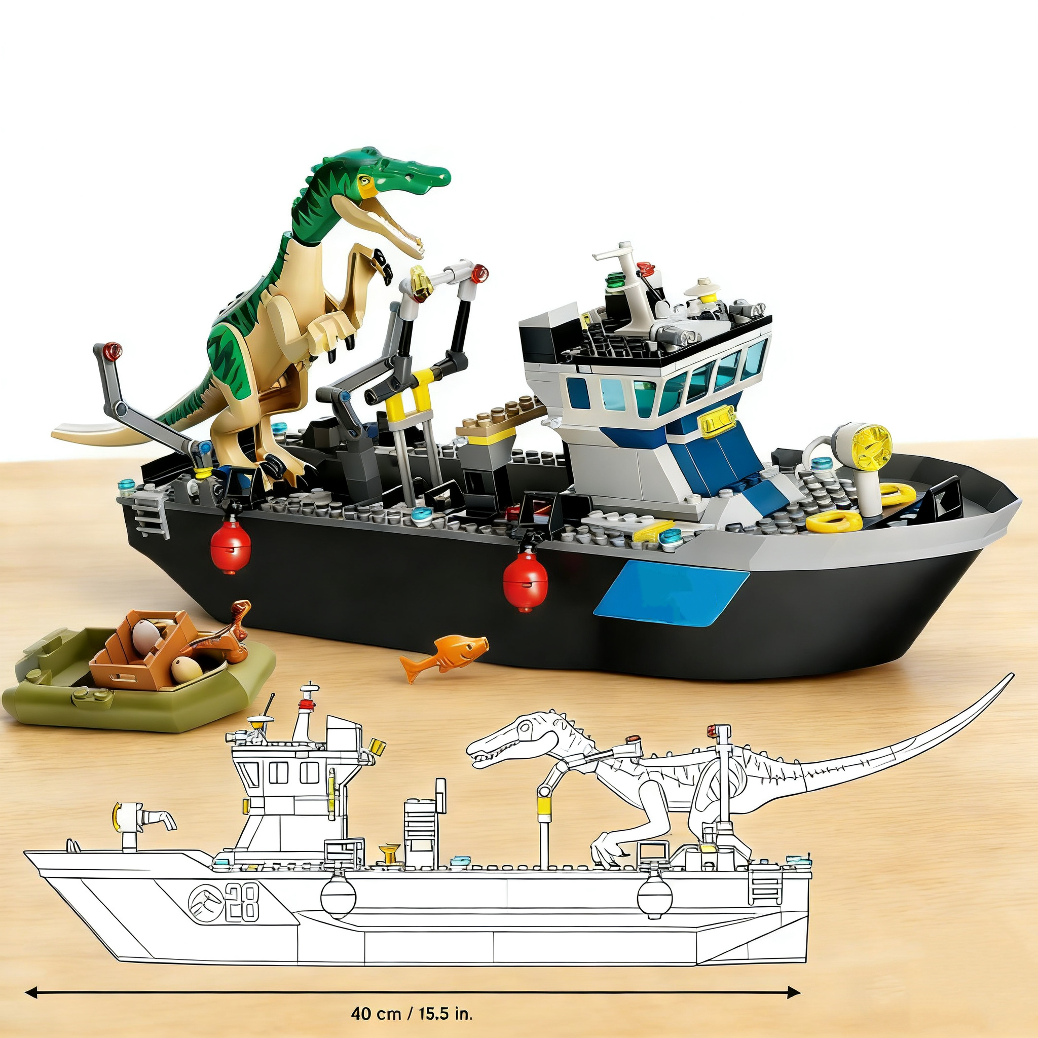 Model Kit Dinosaur - Third Party Compatible Sets Dinosaur World