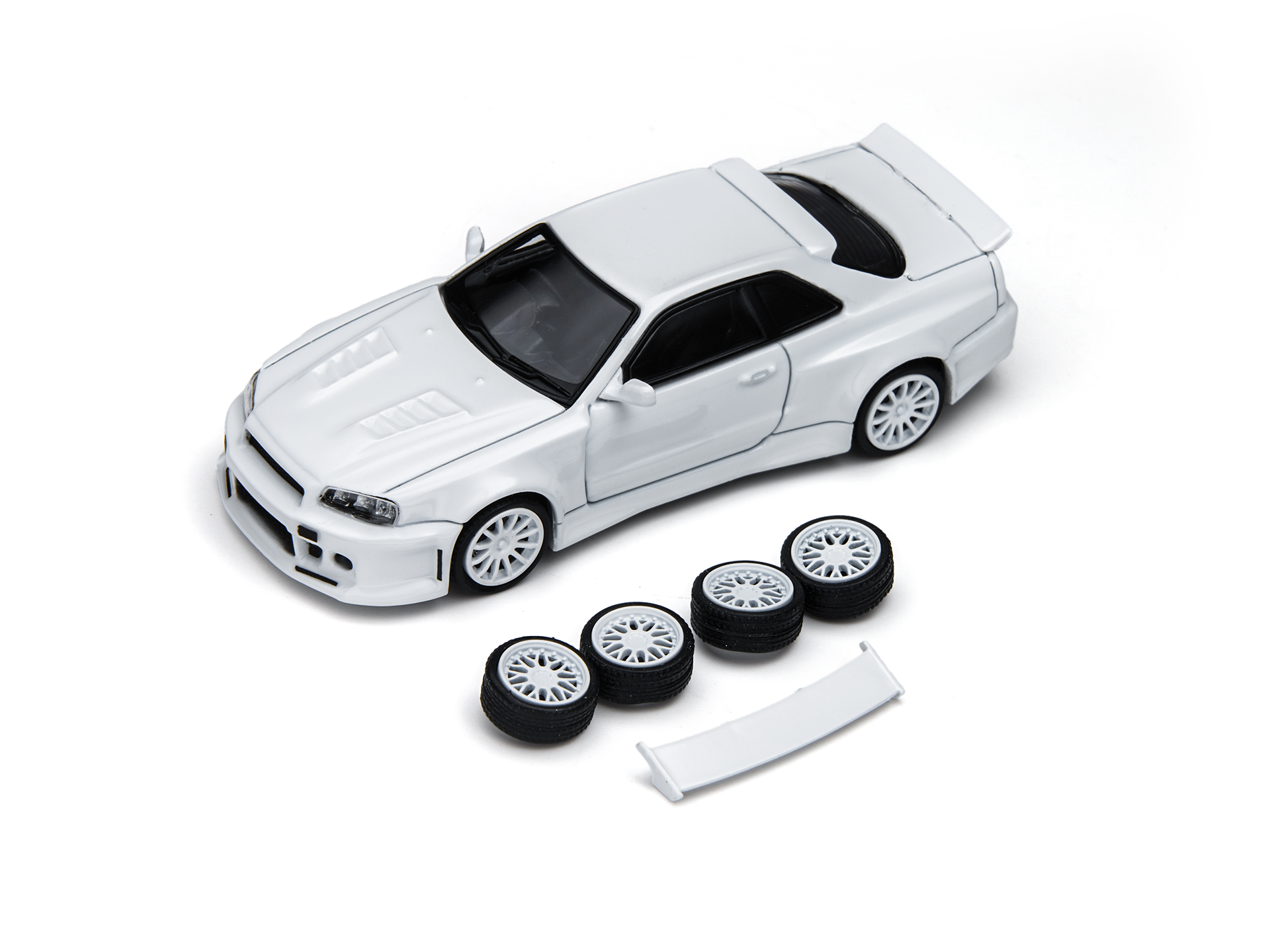 Model Kit R34 - TimeMicro 1/64 R34 White Tiger Tooth