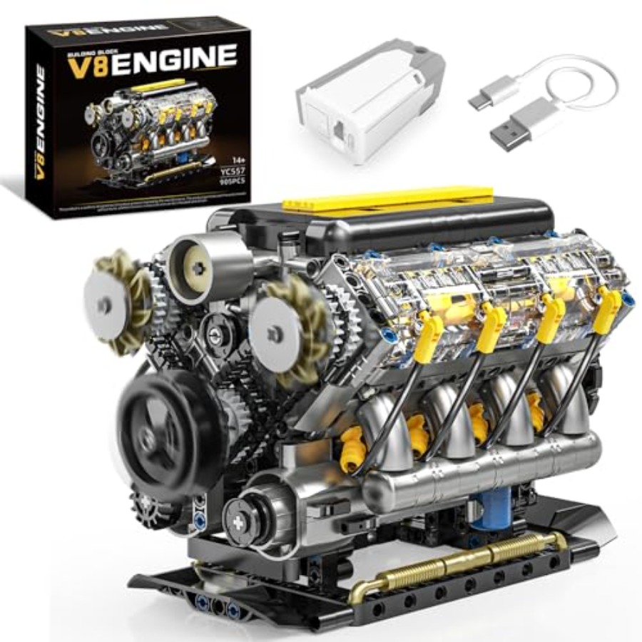 Model Kit V8 - V8 Engine Model Kit that Runs,
