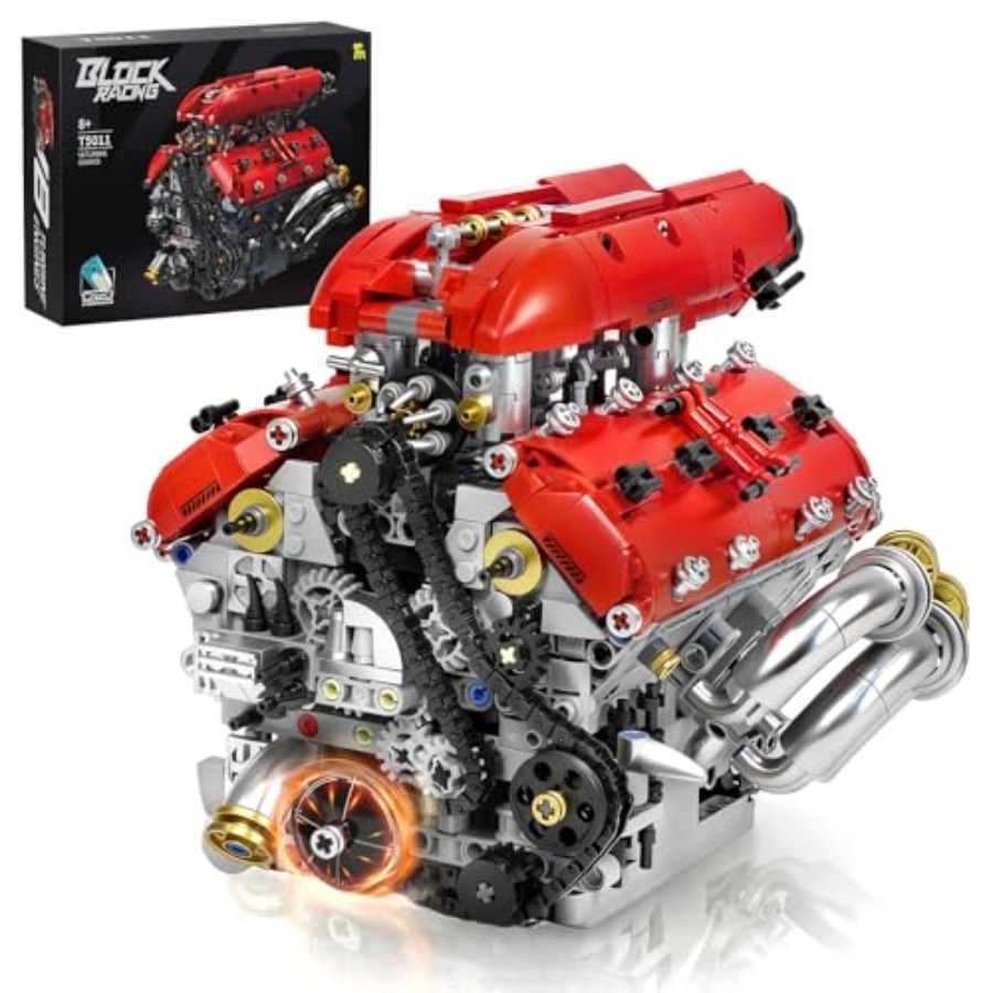 Model Kit V8 - V8 Engine Model Kit for Desk