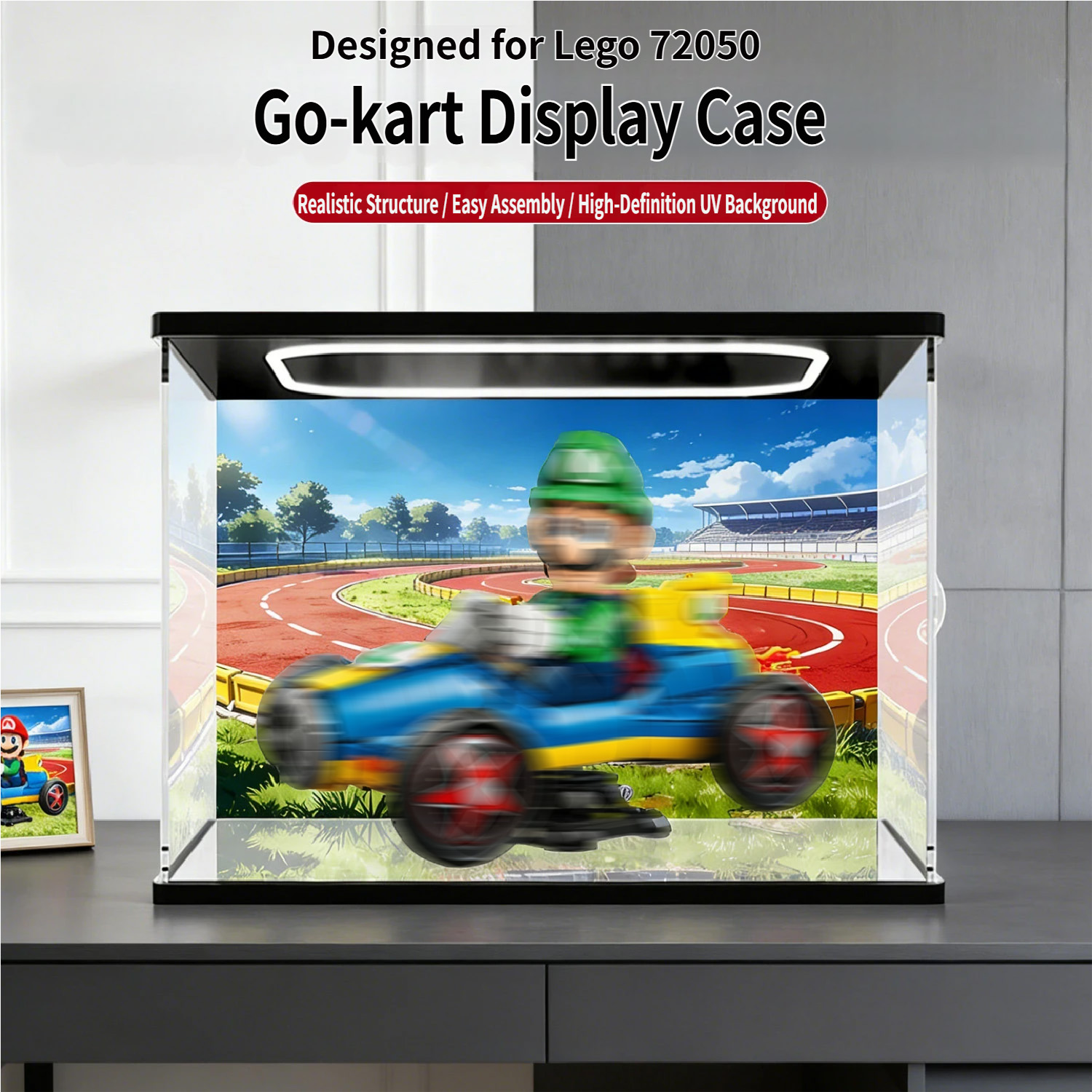 Model Kit Display Case - Acrylic Display Case for Lego 72050