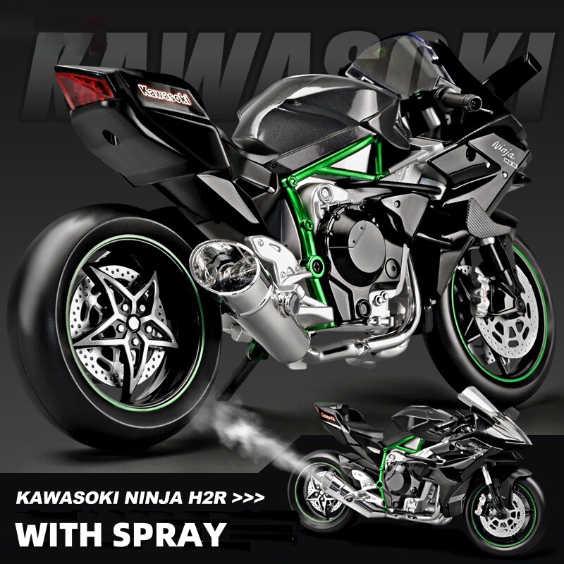 Model Kit Harley Davidson - 1:9 Kawasaki H2R With Spray Alloy