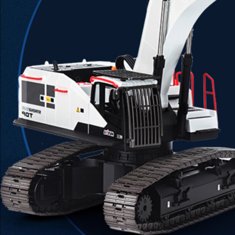 Model Kit Excavator - HUINA 1/14 Metal RC Excavator Truck