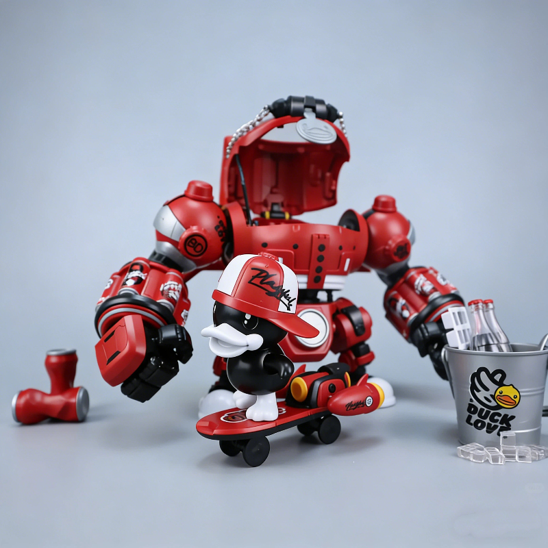 Model Kit Hemoxian - B.Duck Hiphop Duck 21cm Mecha Model