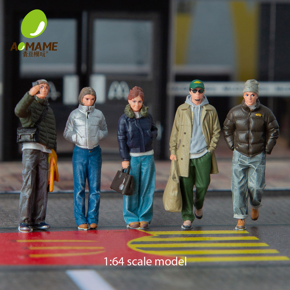 Model Kit Cars - Kicarmod 1/64 Winter Streetwear Set- High