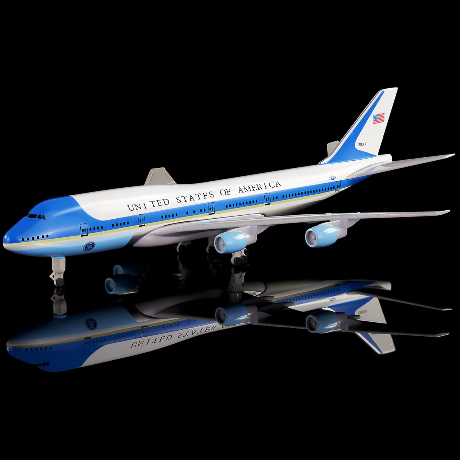 Model Kit Plane - 1/300 Scale Air Force One B747