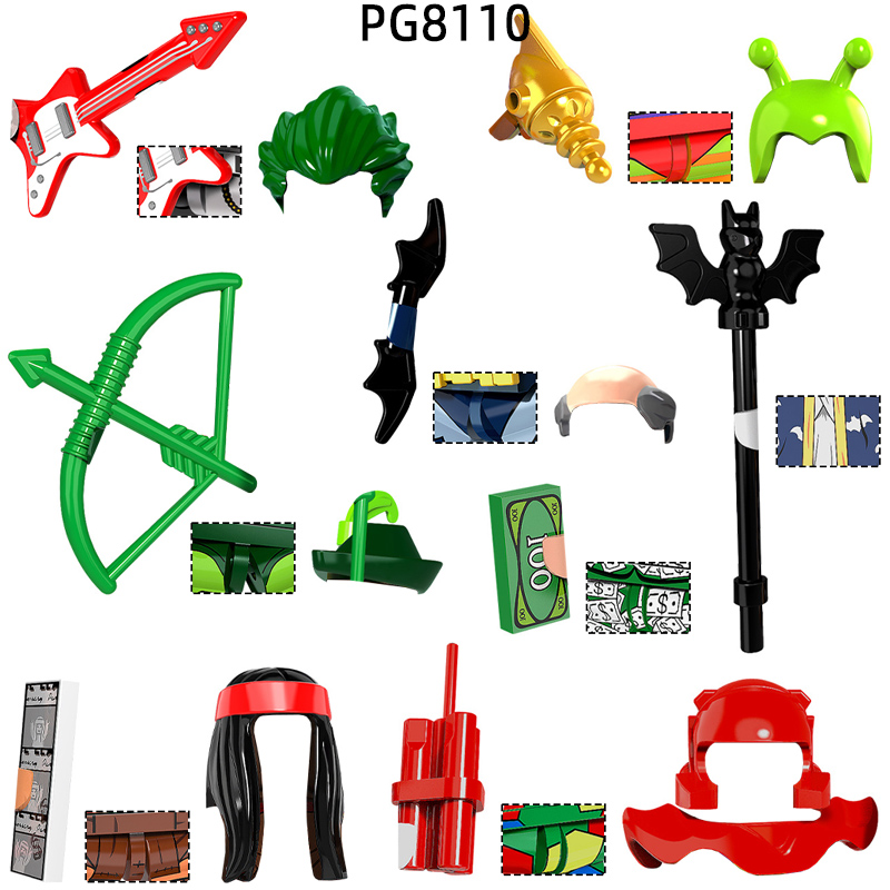 Model Kit Pg - The PG8110 Weapons Pants Hair Parts