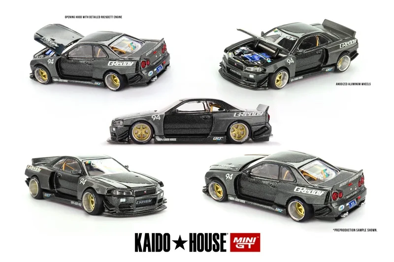 Model Kit R34 - Kaido House x MINI GT 1:64