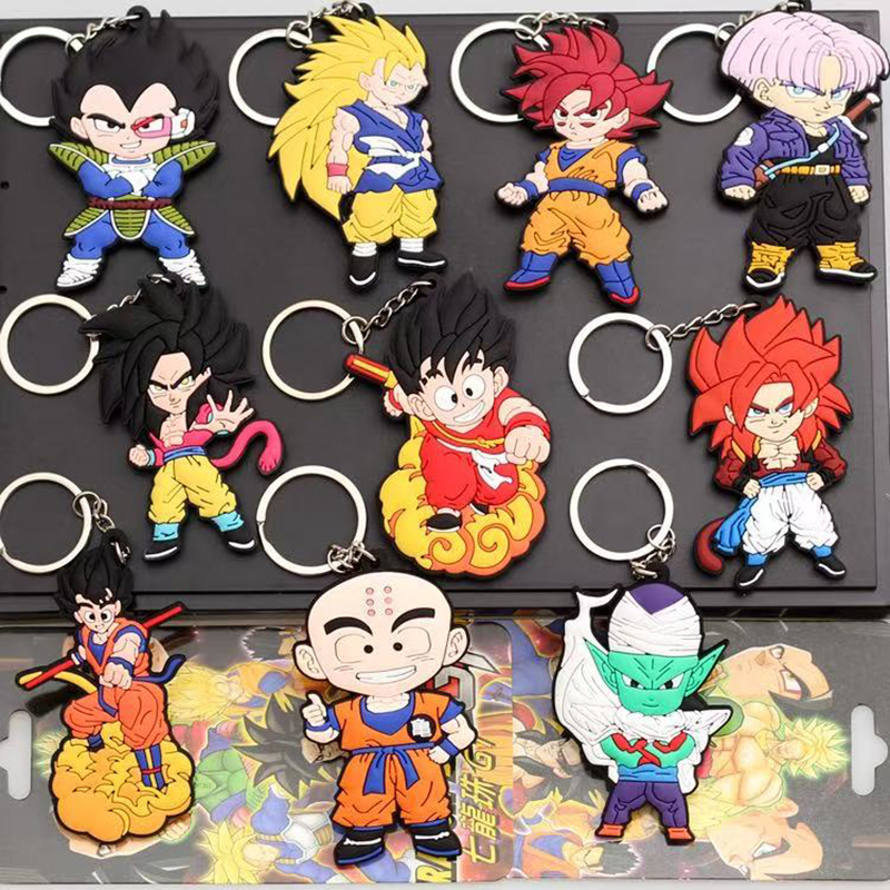 Model Kit Vegito - 5Pcs/10Pcs Anime Figure Dragon Ball Keychain