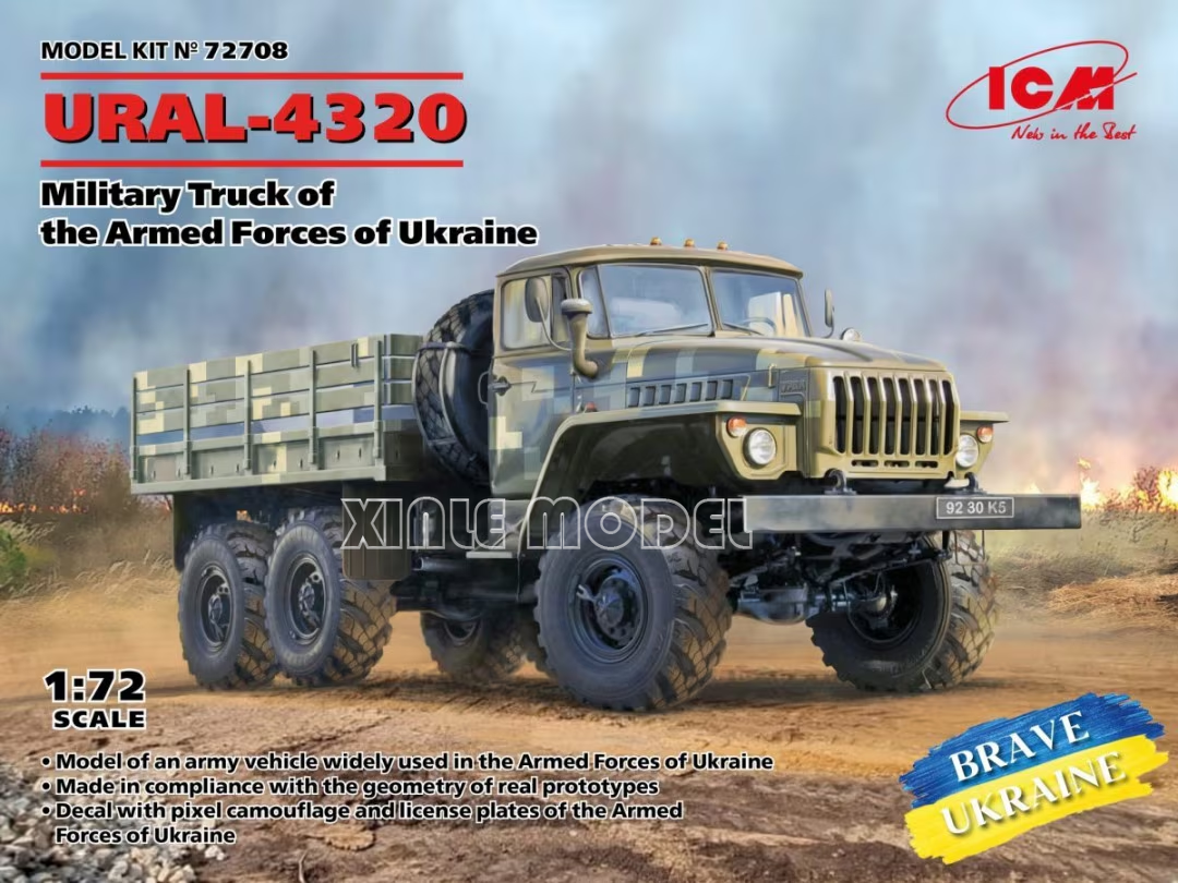 Model Kit Zvezda - ICM plastic assembly model kit 72708