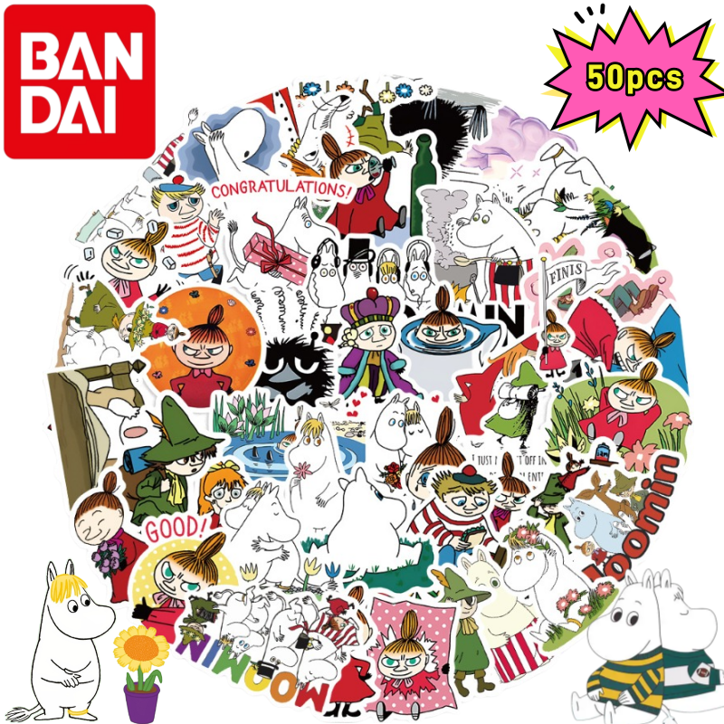 Model Kit New - New Moomin Valley 50PCS Sticker High