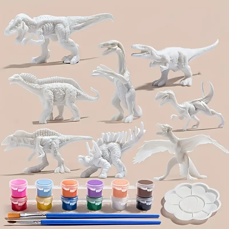 6pcs/8pcs, DIY Coloring Dinosa - Model Kit Dinosaur recensione e prezzo