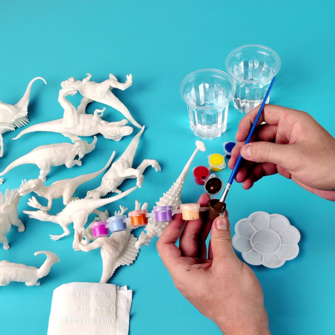 6pcs/8pcs, DIY Coloring Dinosa - Model Kit Dinosaur recensione e prezzo