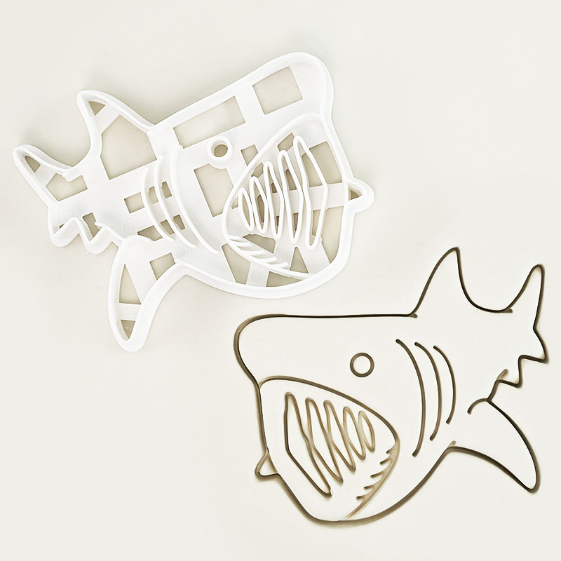 1 Pc/4 Pcs Shark Cookie Cutter - Model Kit Tank recensione e prezzo