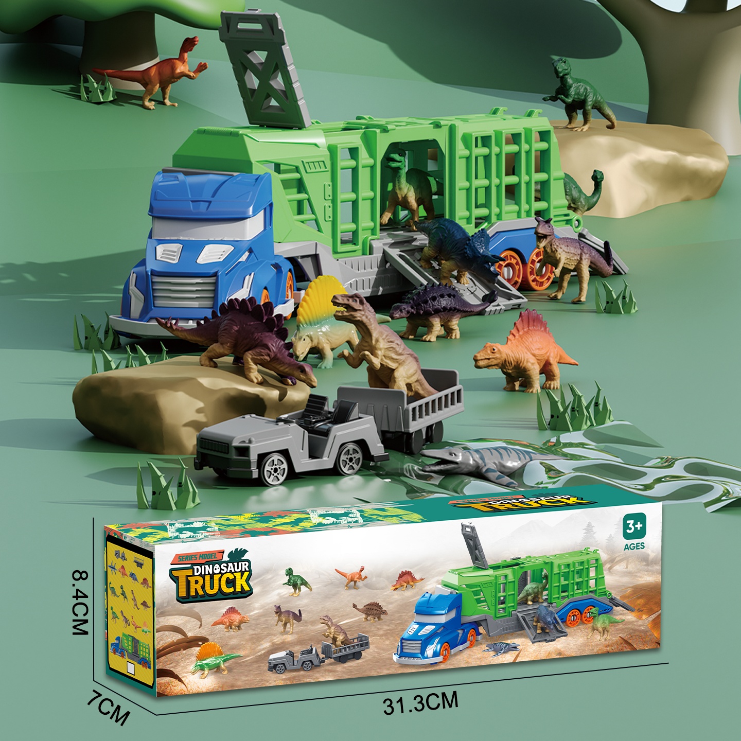 Dinosaur Animal Transport Vehi - Model Kit Dinosaur recensione e prezzo