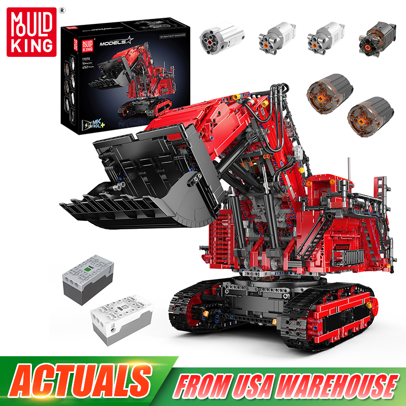 Mould King 17070 17071 Technic - Model Kit Excavator recensione e prezzo