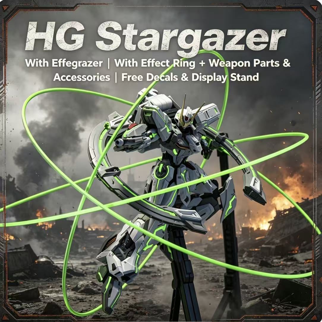 47 HG Stargazer Mecha with Eff - Model Kit Pg recensione e prezzo