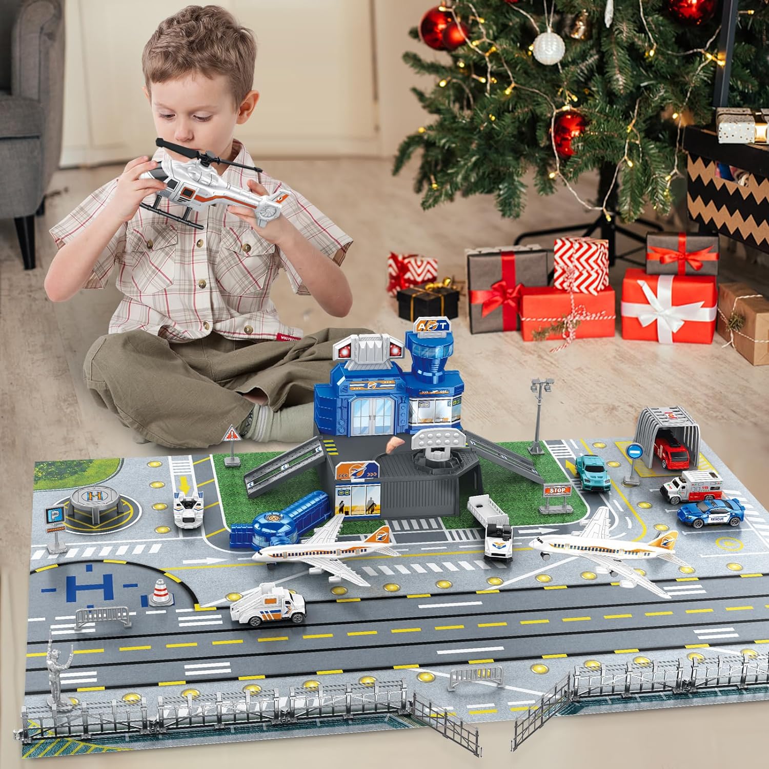 Children's Airport Scene Toy S - Model Kit Plane recensione e prezzo