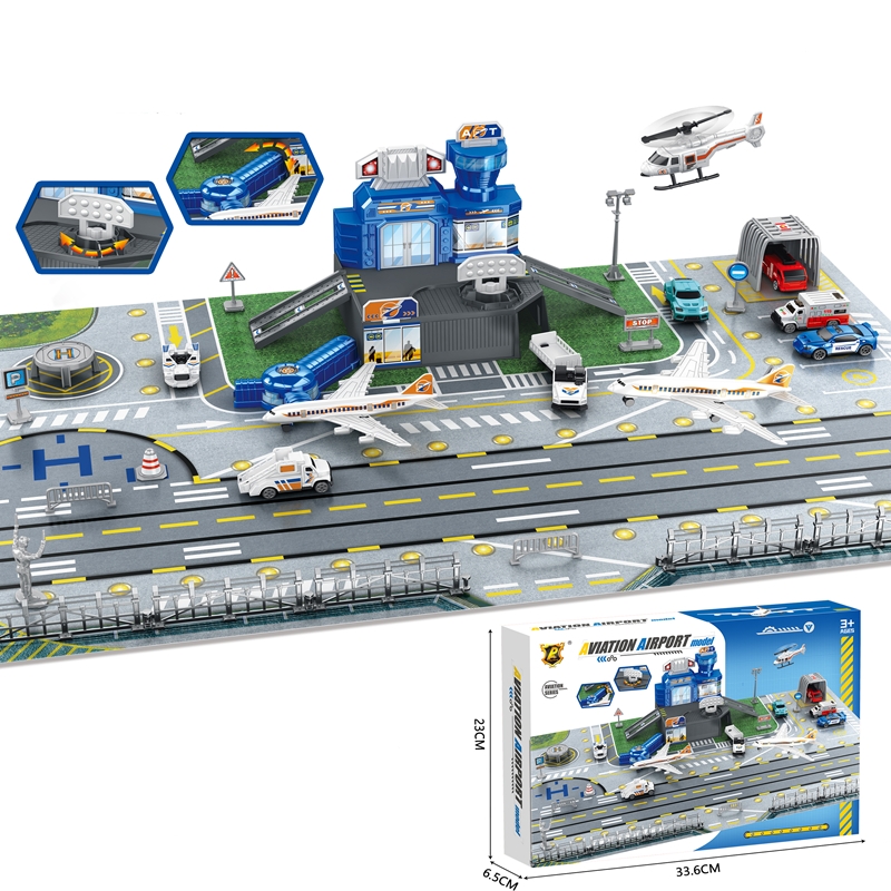 Children's Airport Scene Toy S - Model Kit Plane recensione e prezzo
