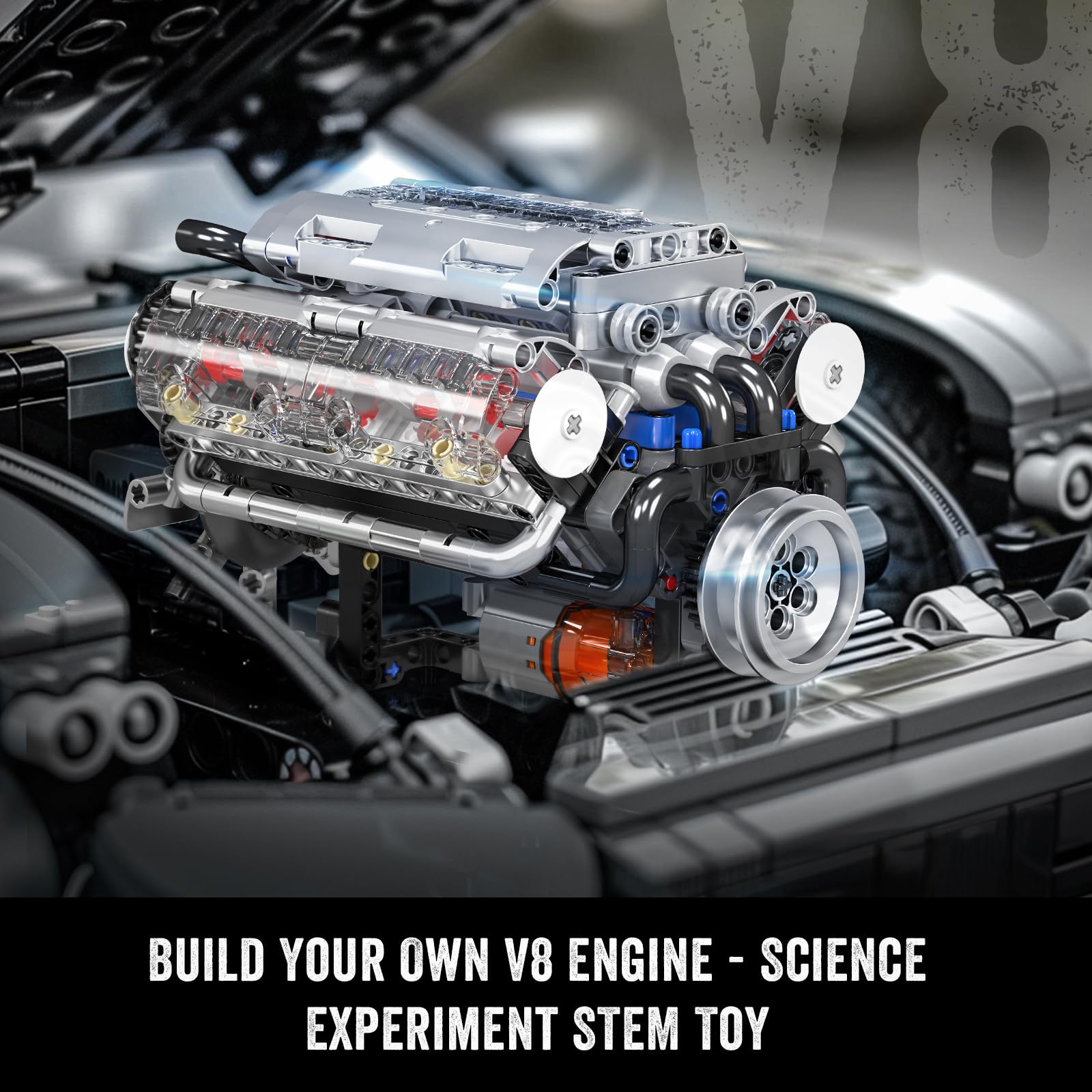 Mould King 10088 V8 Engine Bui - Model Kit V8 recensione e prezzo
