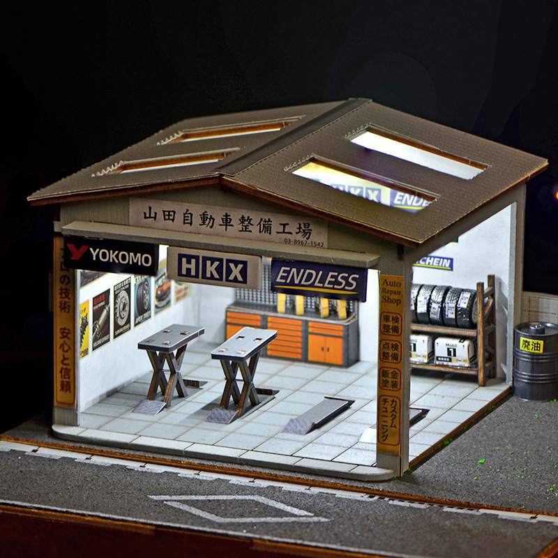 1:64 Scale DIY Auto Repair Sho - Model Kit Cars recensione e prezzo