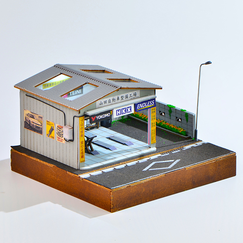 1:64 Scale DIY Auto Repair Sho - Model Kit Cars recensione e prezzo