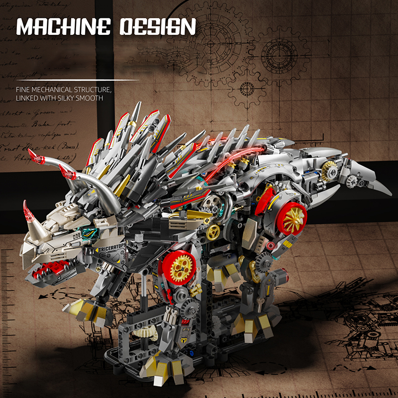 Mechanical Triceratops Buildin - Model Kit Dinosaur recensione e prezzo