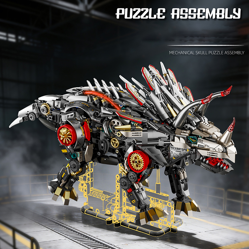 Mechanical Triceratops Buildin - Model Kit Dinosaur recensione e prezzo