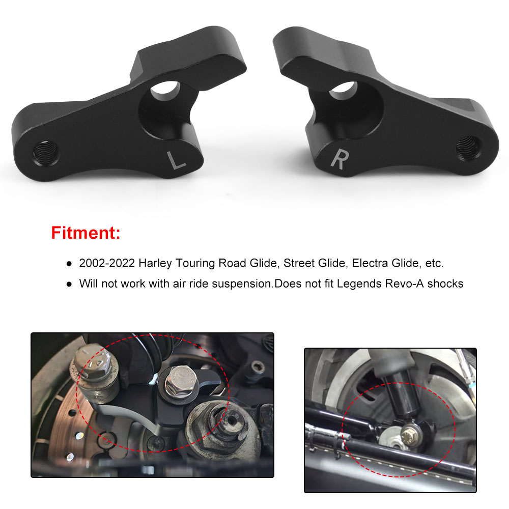 2 Inch Lowering Blocks Kit for - Model Kit Harley Davidson recensione e prezzo