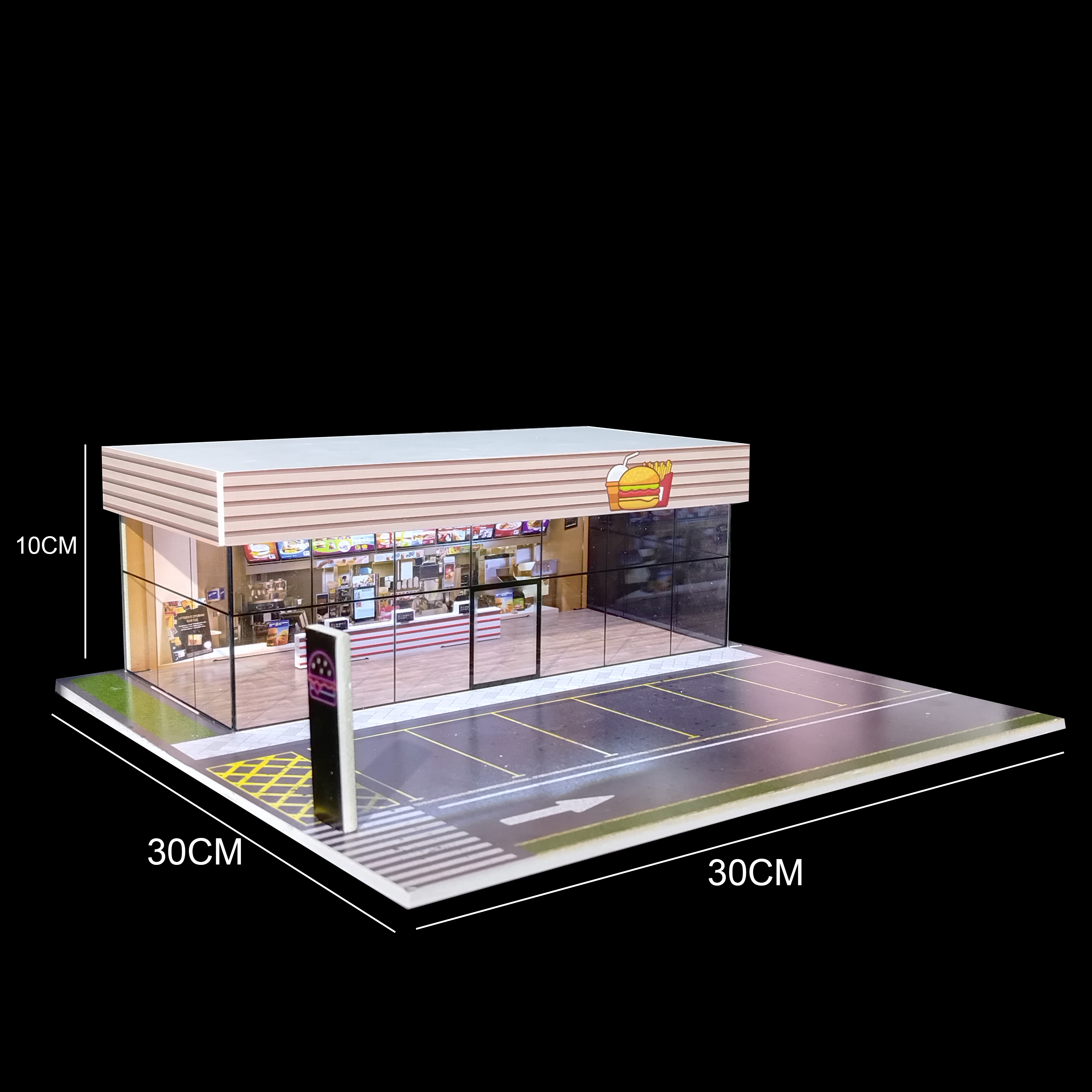 1/64 Scale LED Car Garage Dior - Model Kit Display Case recensione e prezzo