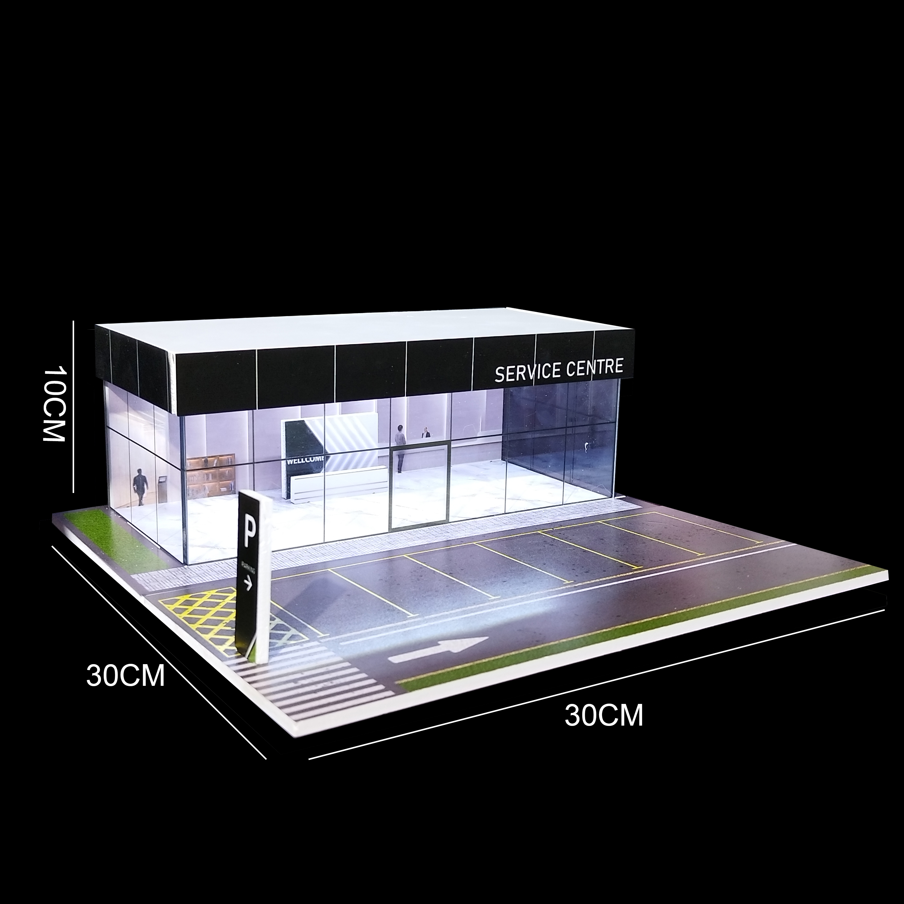 1/64 Scale LED Car Garage Dior - Model Kit Display Case recensione e prezzo