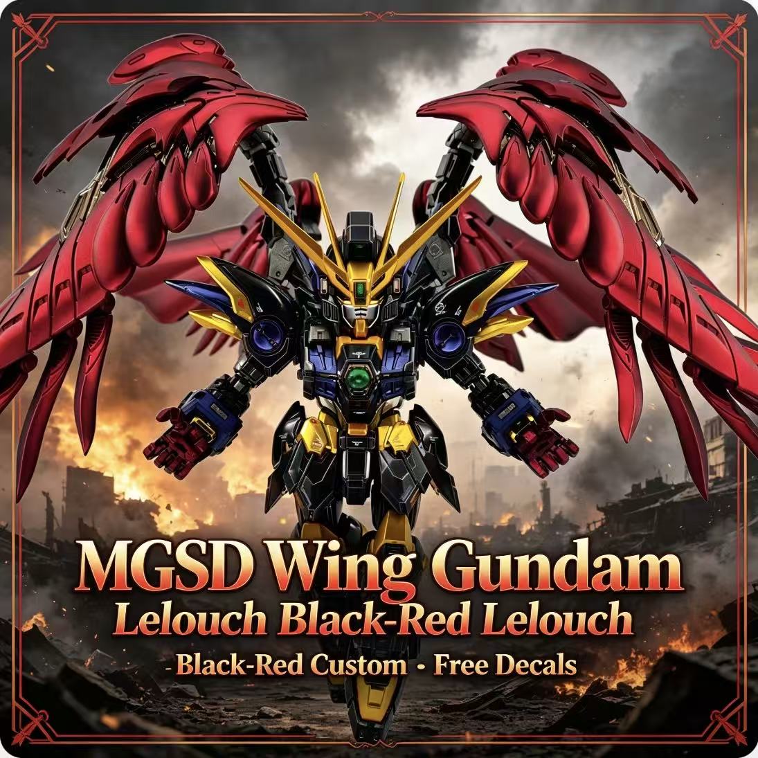 MGSD Wing Lelouch Color Scheme - Gundam Model Mg recensione e prezzo