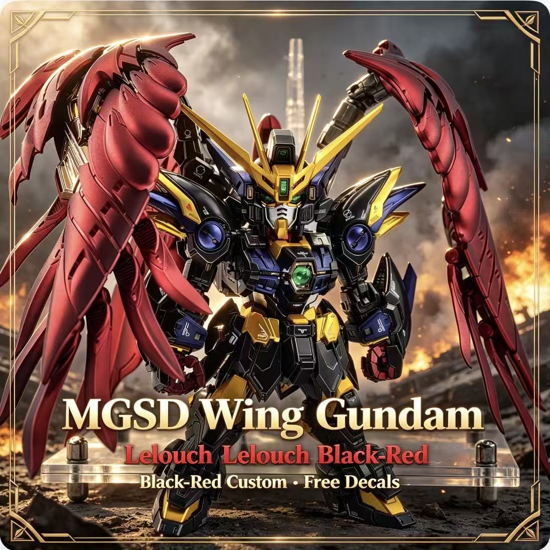 MGSD Wing Lelouch Color Scheme - Gundam Model Mg recensione e prezzo