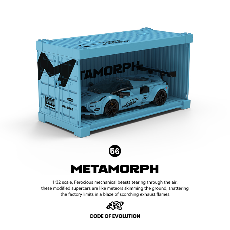 Blue Supercar Building Kit wit - Model Kit Display Case recensione e prezzo
