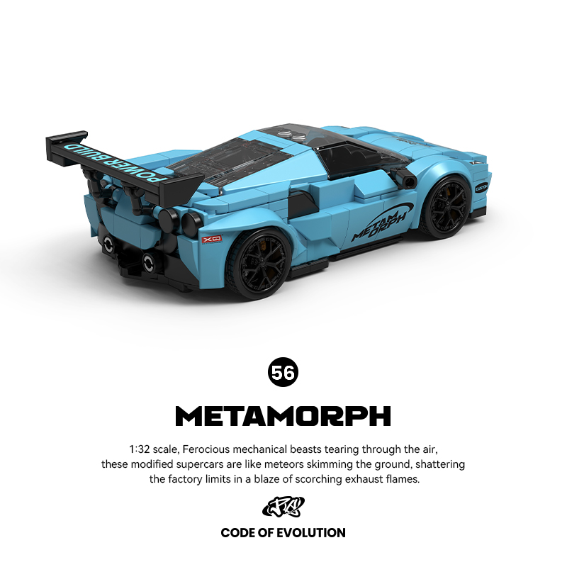 Blue Supercar Building Kit wit - Model Kit Display Case recensione e prezzo