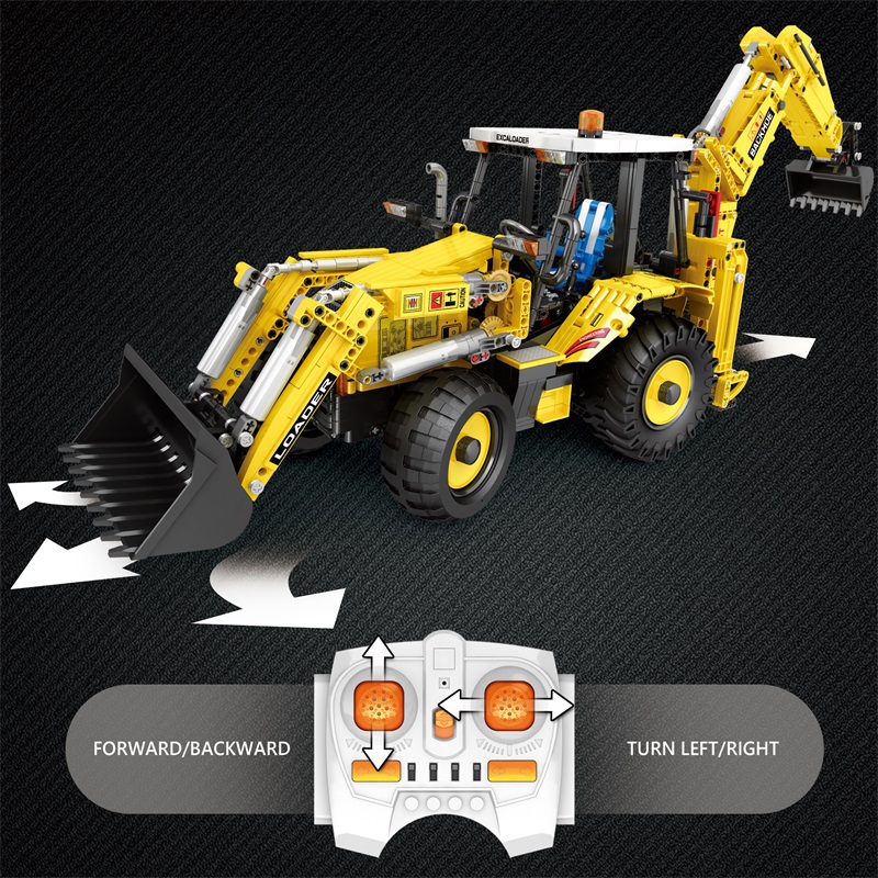 NEW 2466pcs Bulldozer Excavato - Model Kit Excavator recensione e prezzo