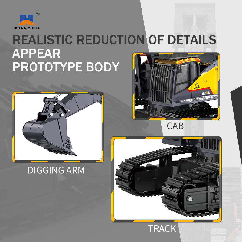 HUINA 1592 Alloy Excavator Tru - Model Kit Excavator recensione e prezzo
