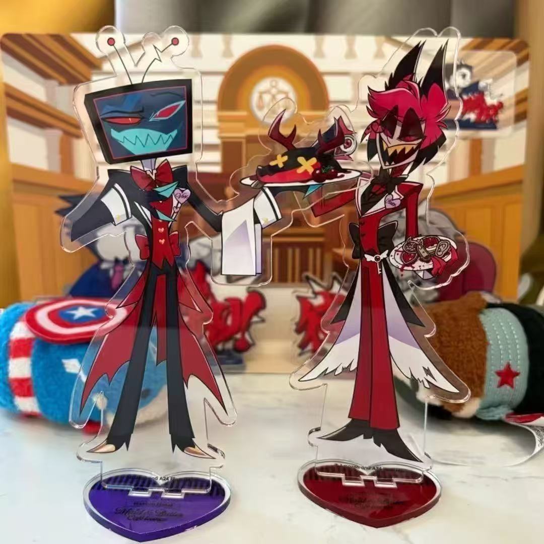 2pcs Hazbin Anime Peripherals  - Model Kit Holder recensione e prezzo