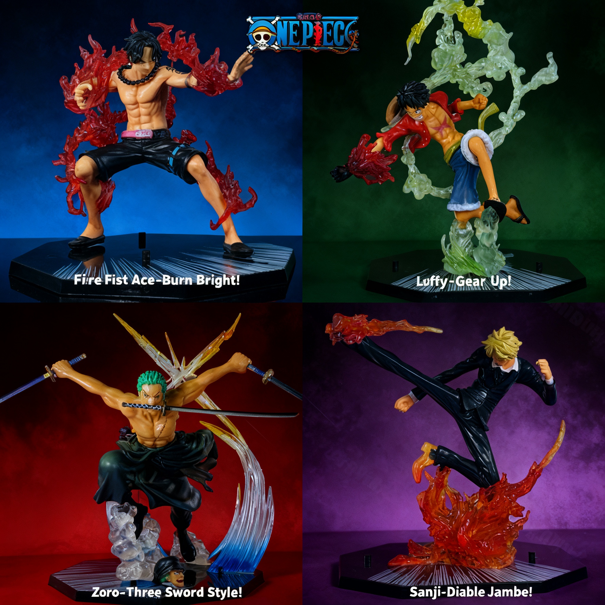 One Piece Anime Luffy Ace Sanj - Model Kit New recensione e prezzo