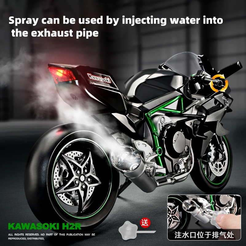 1:9 Kawasaki H2R With Spray Al - Model Kit Harley Davidson recensione e prezzo