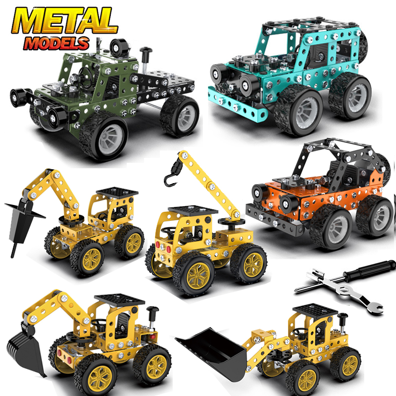 DIY Metal Building Block Assem - Model Kit Excavator recensione e prezzo