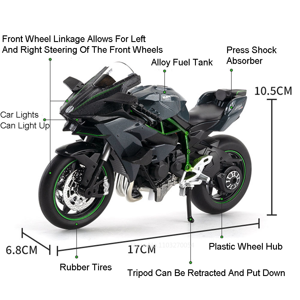 1:12 Kawasaki H2R BWM S1000RR  - Model Kit Harley Davidson recensione e prezzo