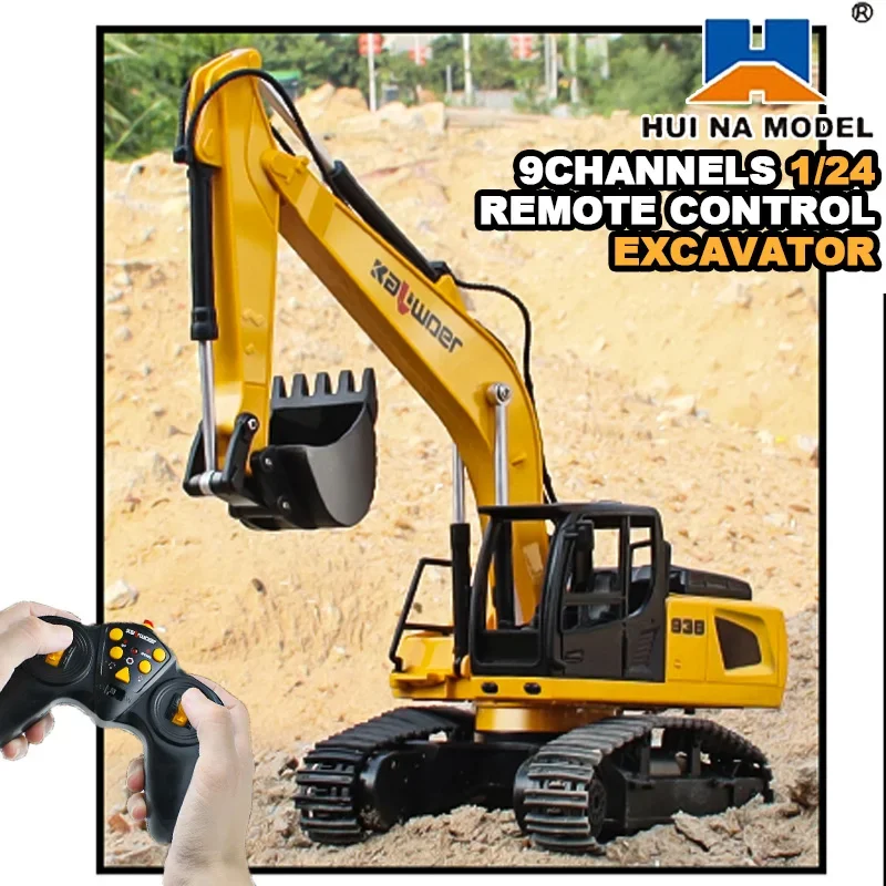 Huina Rc Excavator 1/24 9Ch Re - Model Kit Excavator recensione e prezzo