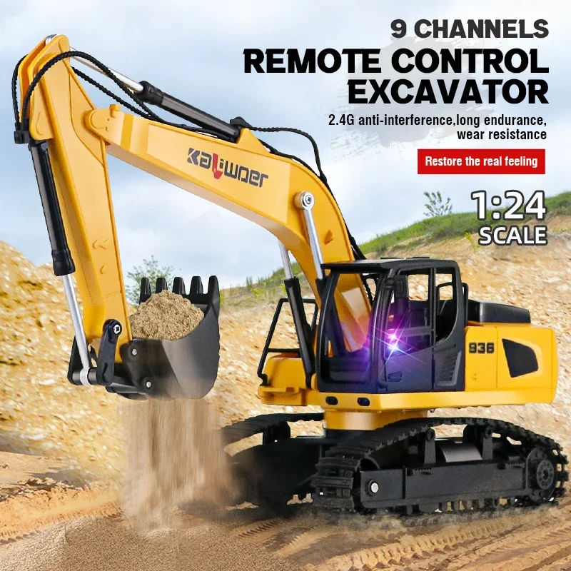 Huina Rc Excavator 1/24 9Ch Re - Model Kit Excavator recensione e prezzo