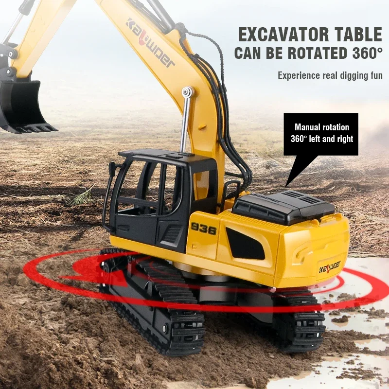 Huina Rc Excavator 1/24 9Ch Re - Model Kit Excavator recensione e prezzo