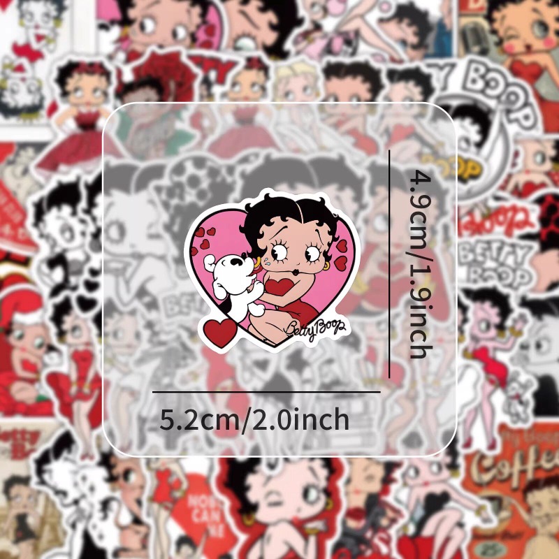 New 50PCS Betty Boop Sticker A - Model Kit New recensione e prezzo
