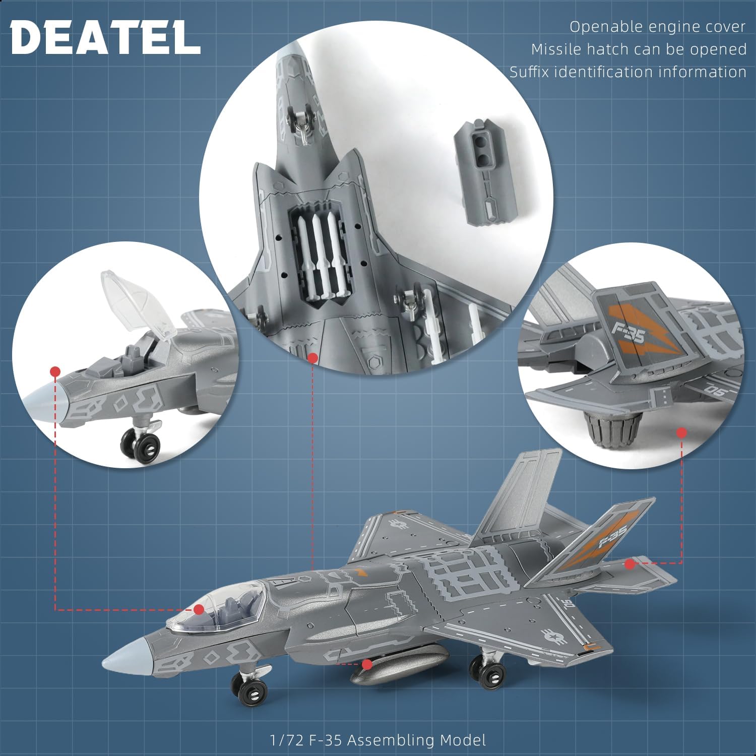 1:72 Scale F-35 Fighter Jet Qu - Model Kit Quick recensione e prezzo