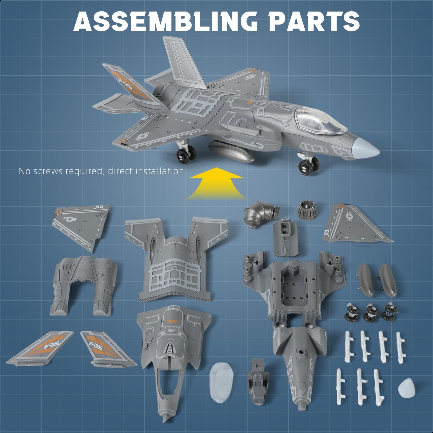 1:72 Scale F-35 Fighter Jet Qu - Model Kit Quick recensione e prezzo